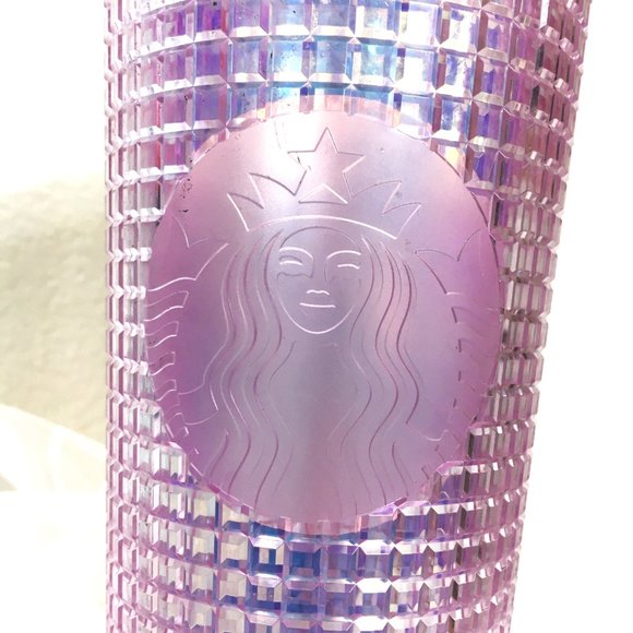 Starbucks | Dining | Starbucks Plastic Pink Grid Dichroic  Starbucks Plastic Pink Grid Dichroic Acrylic Cold Cup Tumbler 2020